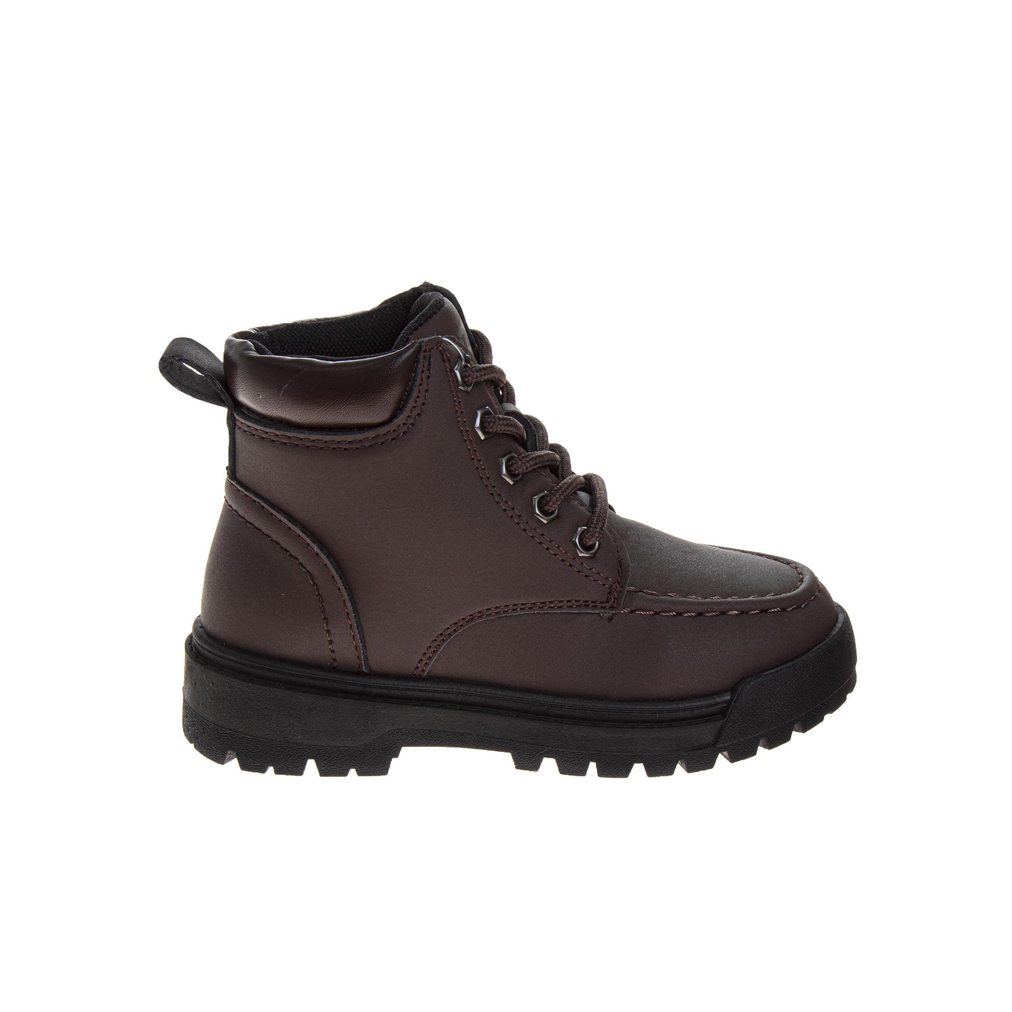 Avalanche Lace Up Durable "Brown" Preschool Boys' Boot - BROWN